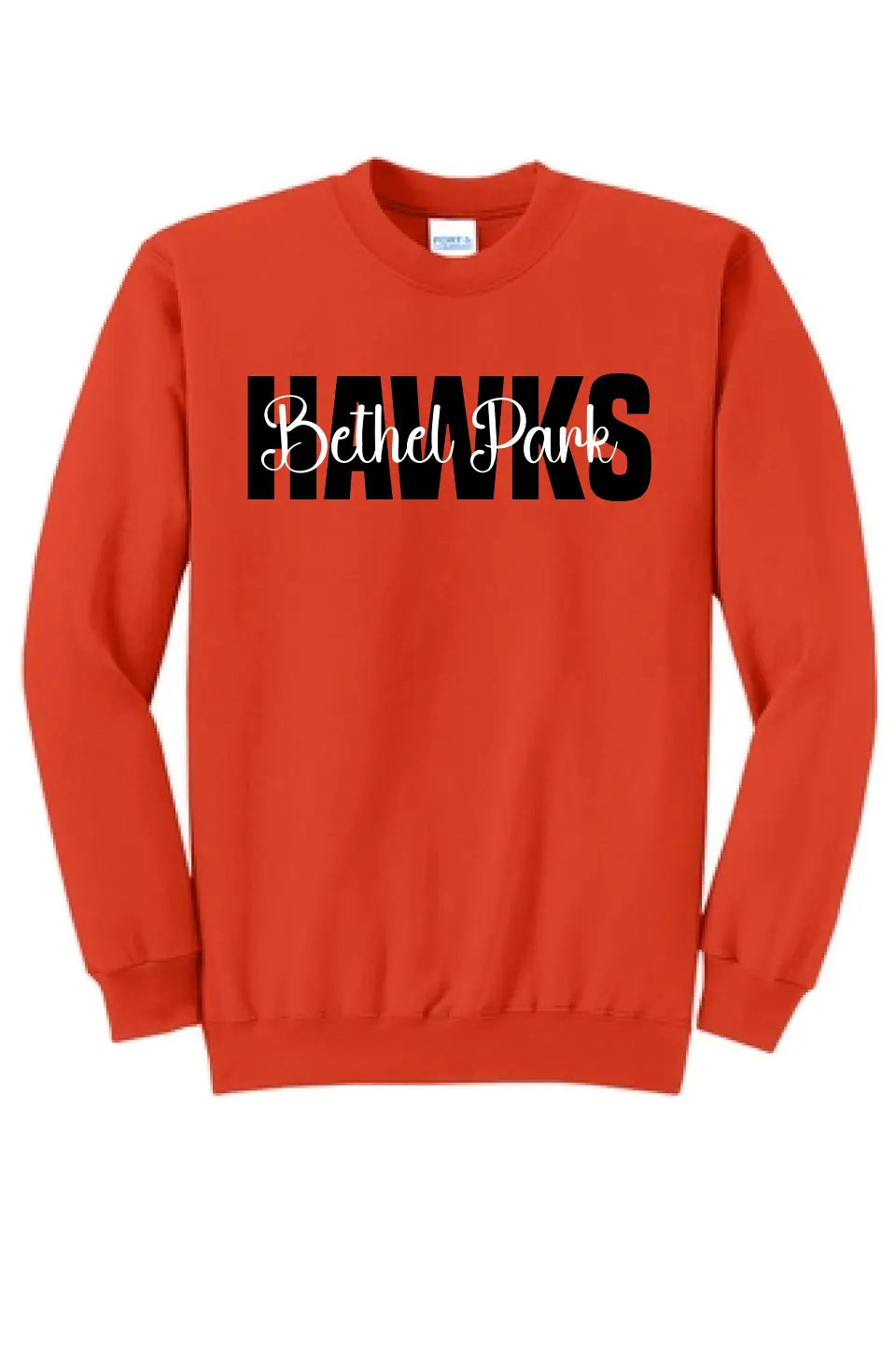 Custom School Design 1 - Long Sleeve Core Blend Crewneck Sweatshirt