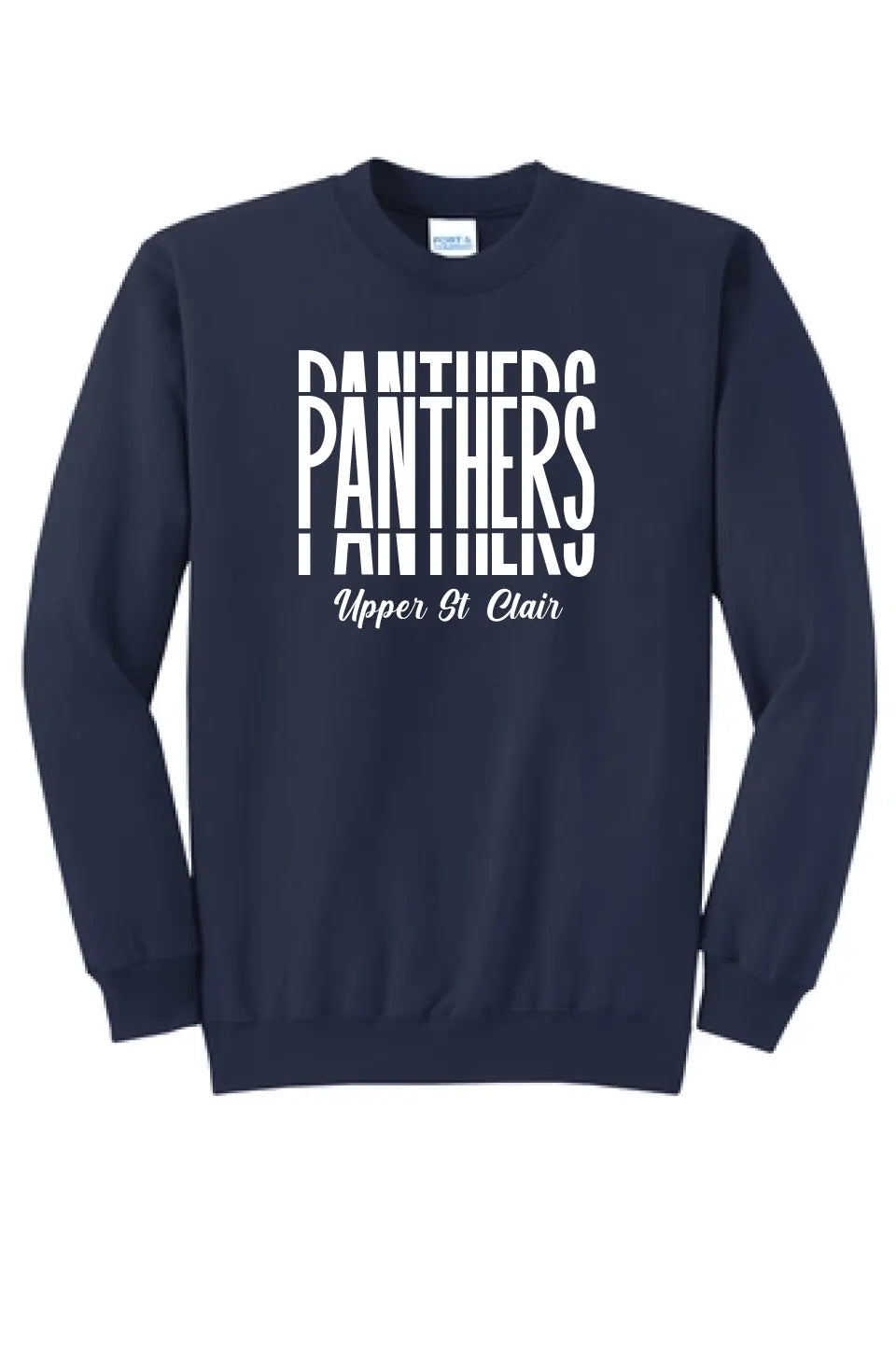 Custom School Design 4 - Long Sleeve Core Blend Crewneck Sweatshirt