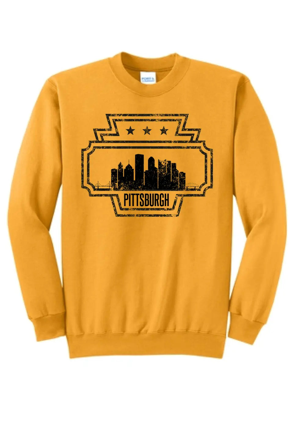 Keystone Custom Text - Long Sleeve Core Blend Crewneck Sweatshirt