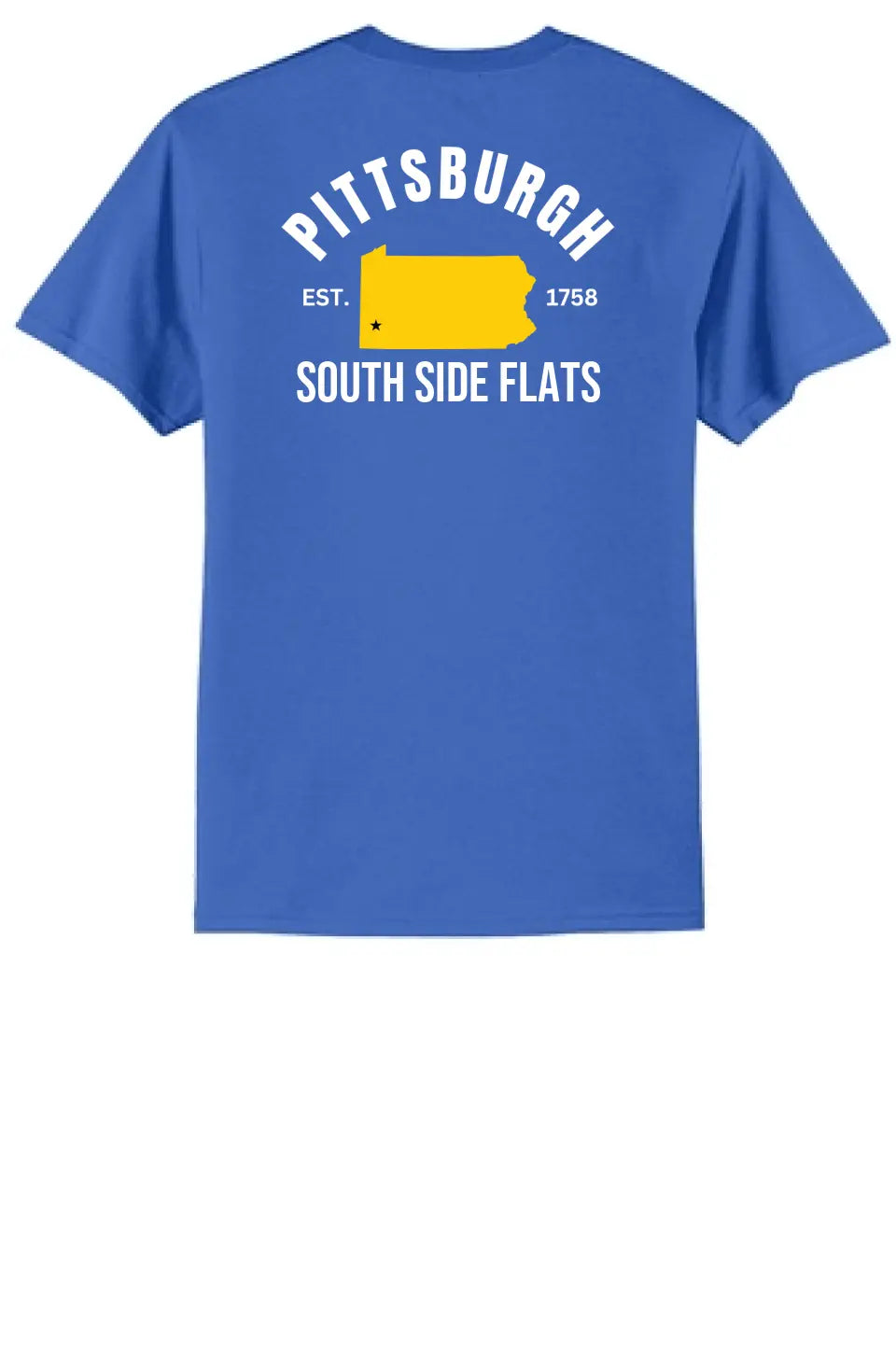 Pittsburgh Est. 1758 Custom Text- Core Blend Tee
