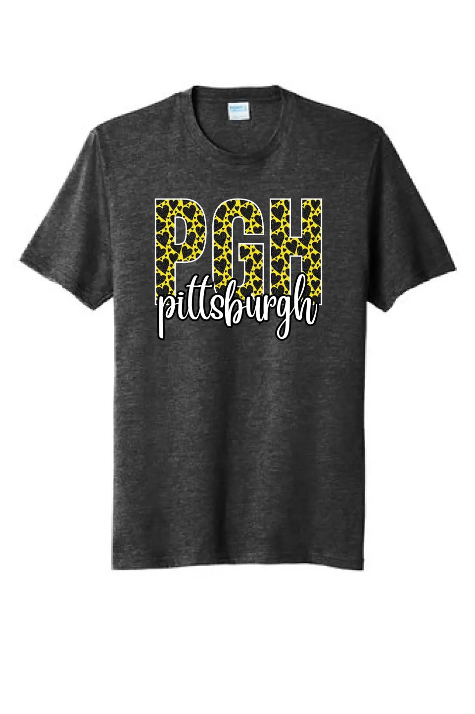 PGH Black Hearts- Tri-Blend Tee