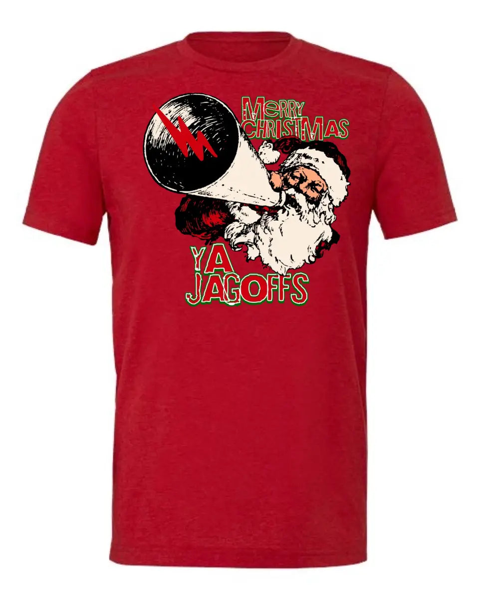 Merry Christmas Ya Jagoffs - Unisex CVC Jersey Tee