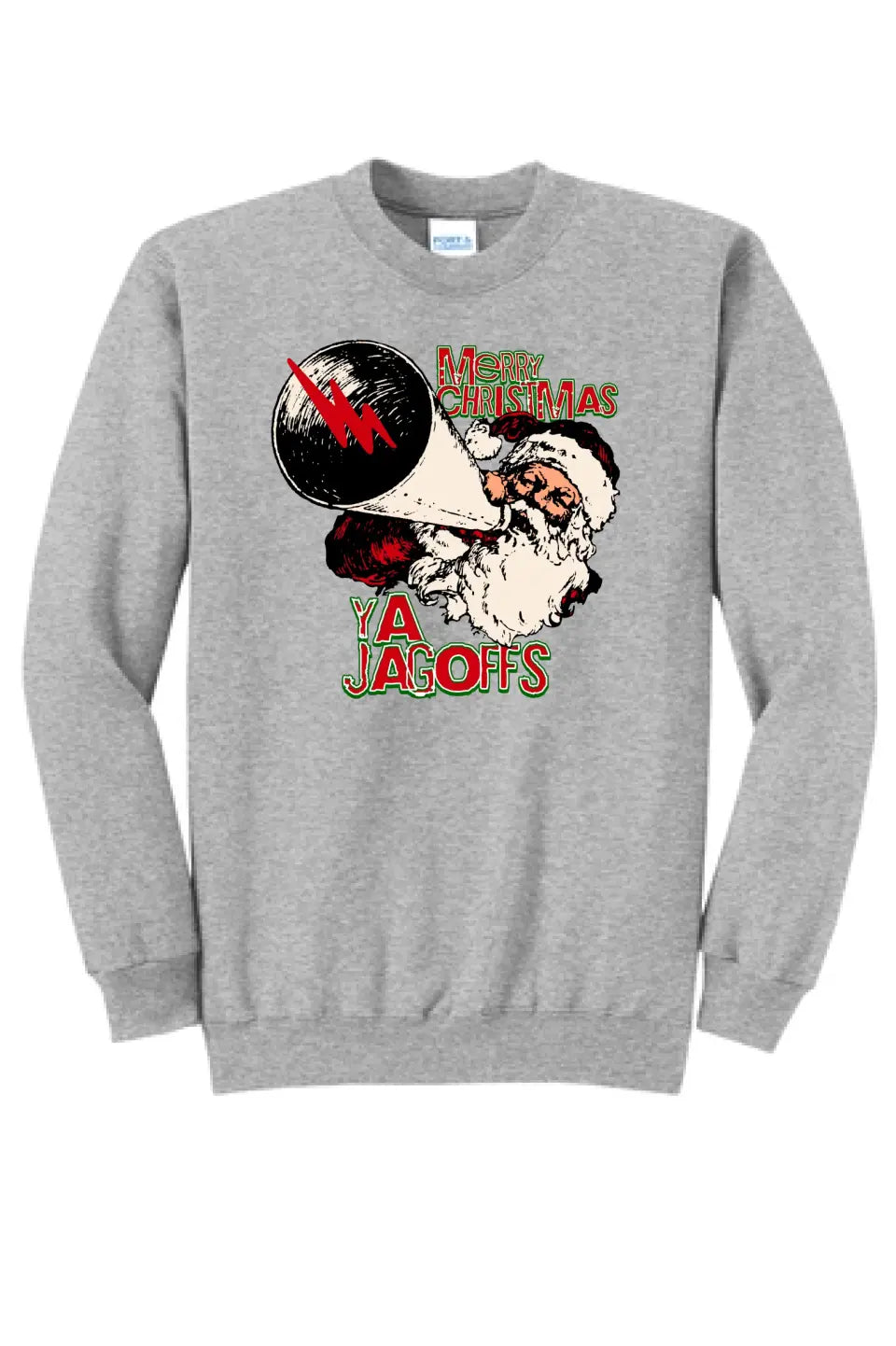 Merry Christmas Ya Jagoffs - Long Sleeve Core Blend Crewneck Sweatshirt