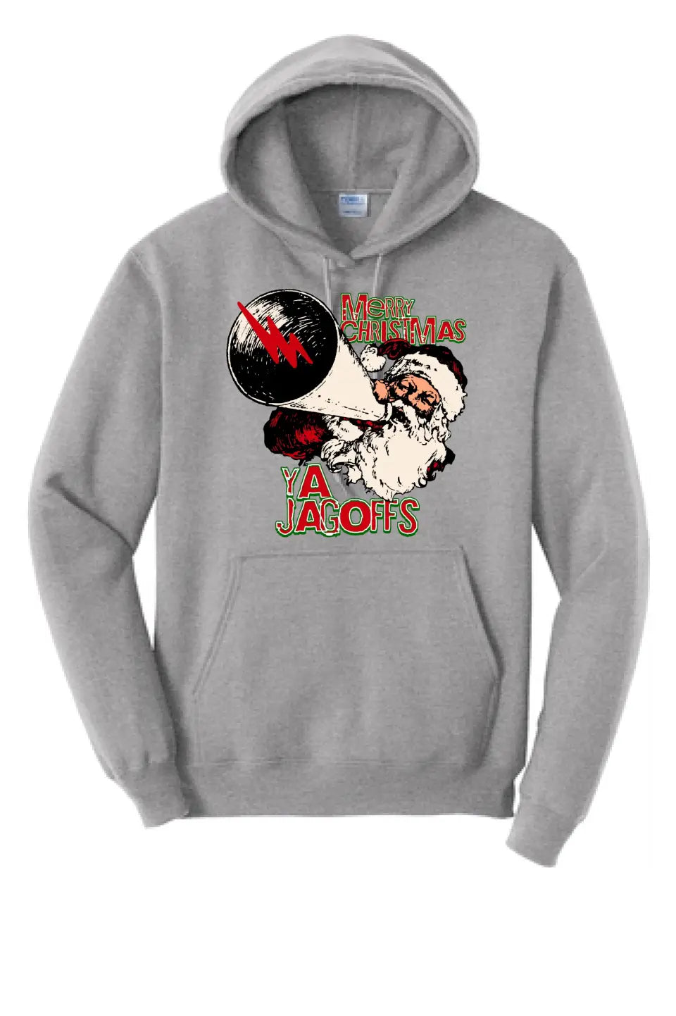 Merry Christmas Ya Jagoffs - Long Sleeve Core Blend Hooded Sweatshirt