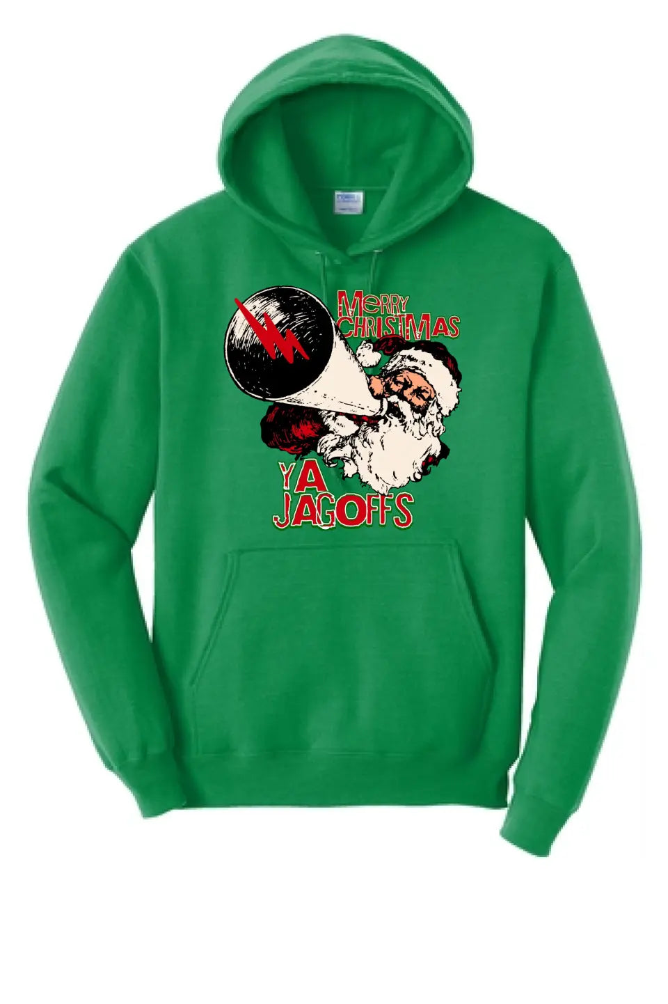 Merry Christmas Ya Jagoffs - Long Sleeve Core Blend Hooded Sweatshirt