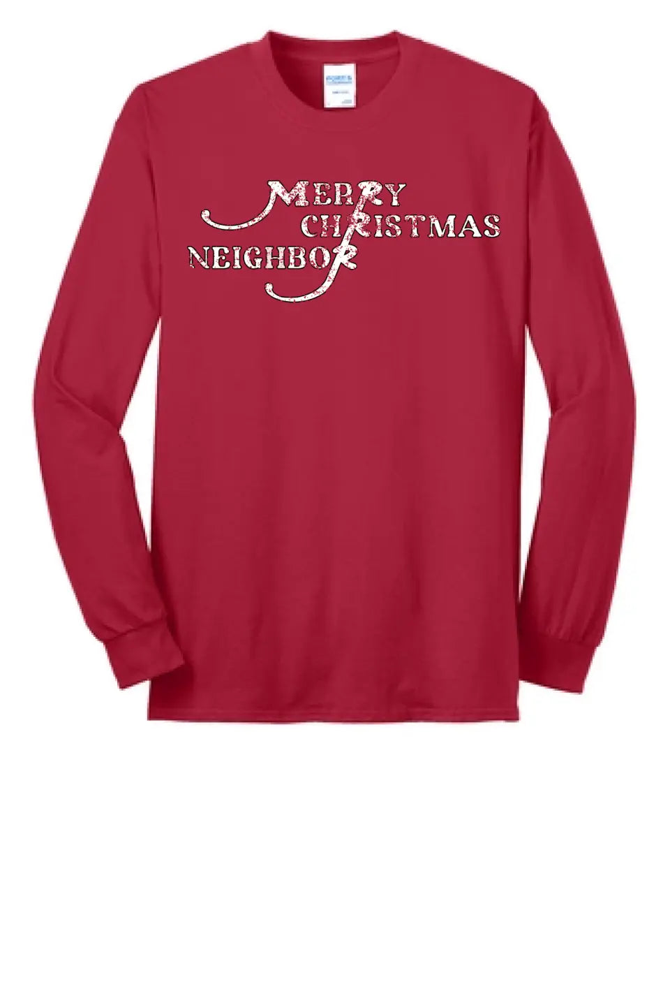 Merry Christmas Neighbor - Long Sleeve Core Blend Tee