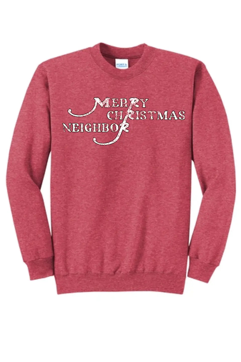 Merry Christmas Neighbor - Long Sleeve Core Blend Crewneck Sweatshirt