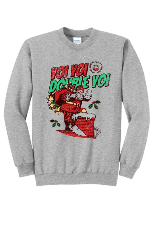 Yoi, Yoi, Double Yoi - Long Sleeve Core Blend Crewneck Sweatshirt