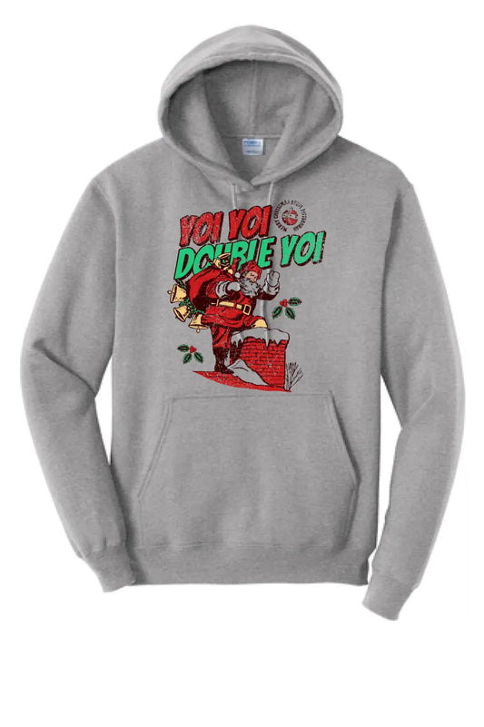 Yoi, Yoi, Double Yoi - Long Sleeve Core Blend Hooded Sweatshirt