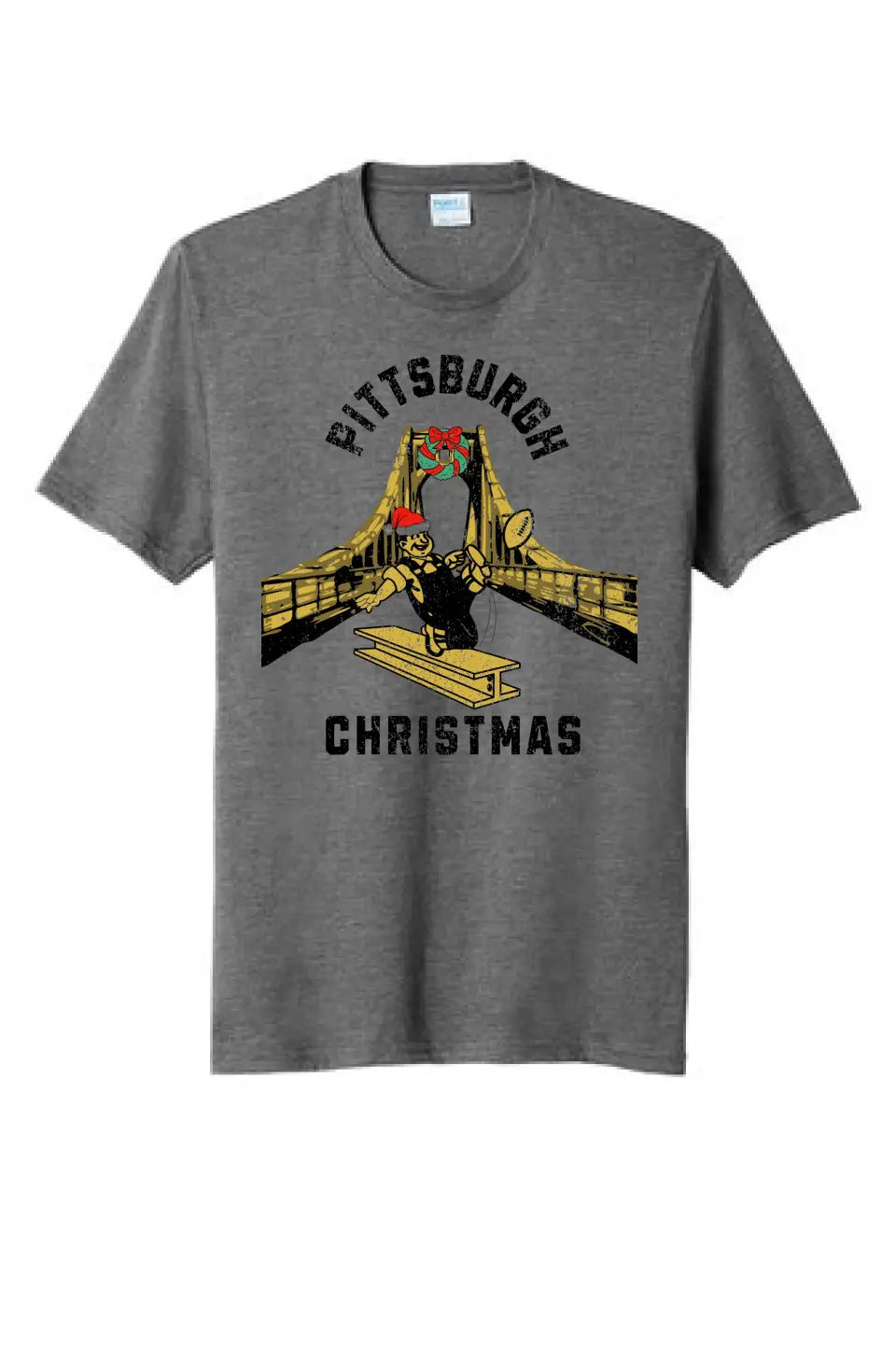 Pittsburgh Christmas - Tri-Blend Tee