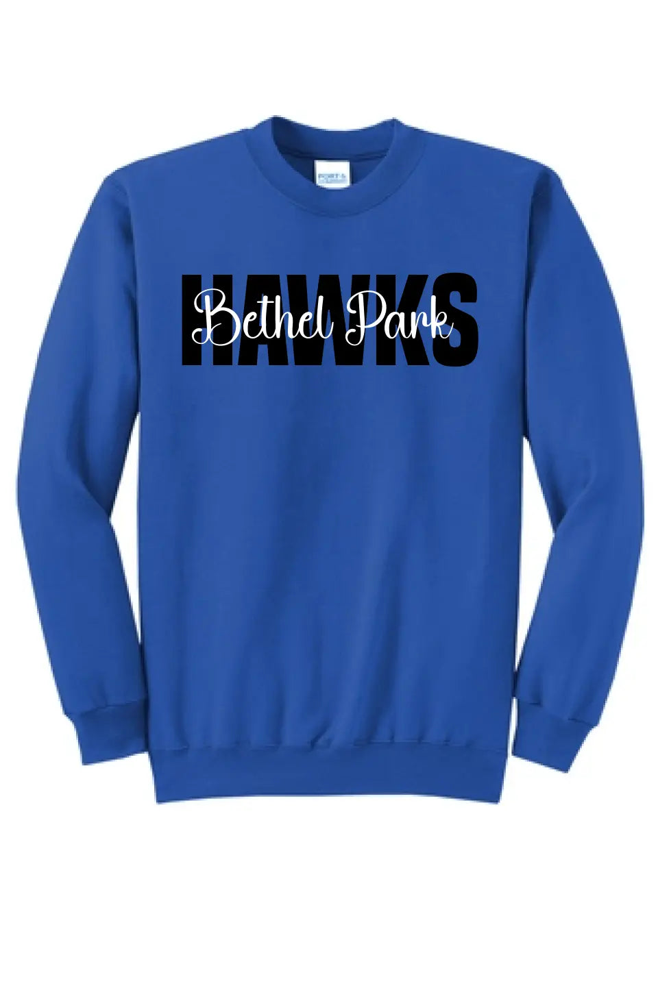 Custom School Design 1 - Long Sleeve Core Blend Crewneck Sweatshirt