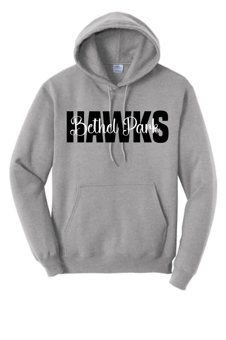 Custom School Design 1 - Long Sleeve Core Blend Hooded Sweatshirt