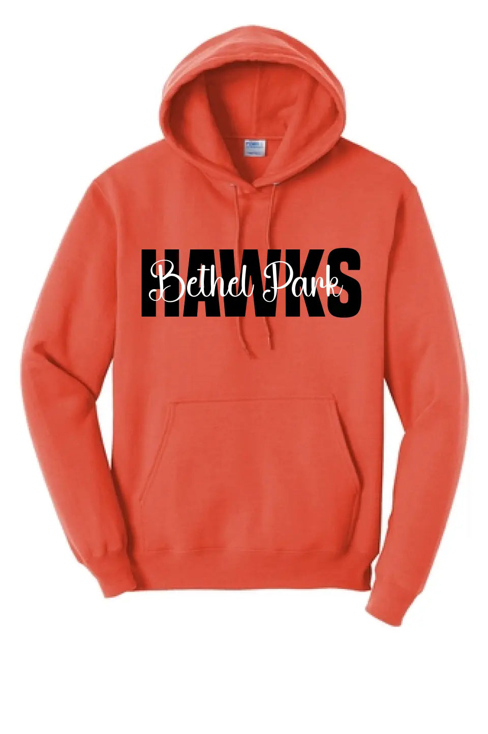 Custom School Design 1 - Long Sleeve Core Blend Hooded Sweatshirt