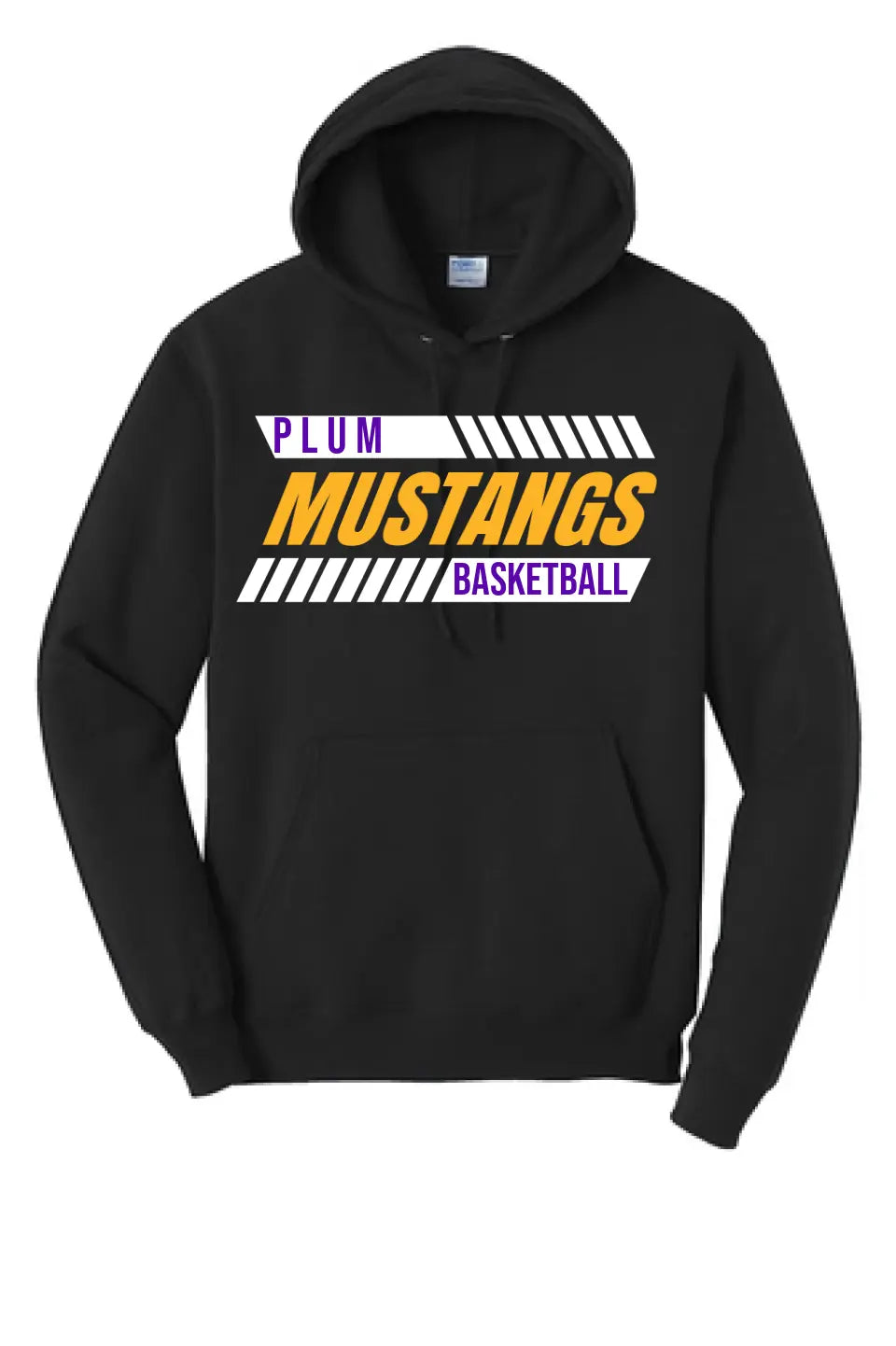 Custom School Design 2 - Long Sleeve Core Blend Hooded Sweatshirt