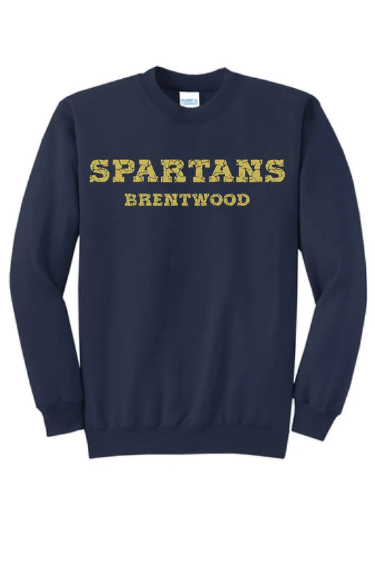 Custom School Design 5 - Long Sleeve Core Blend Crewneck Sweatshirt