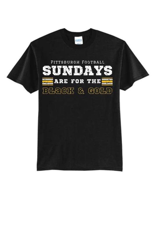 Sundays are for the Black & Gold- Core Blend Tee