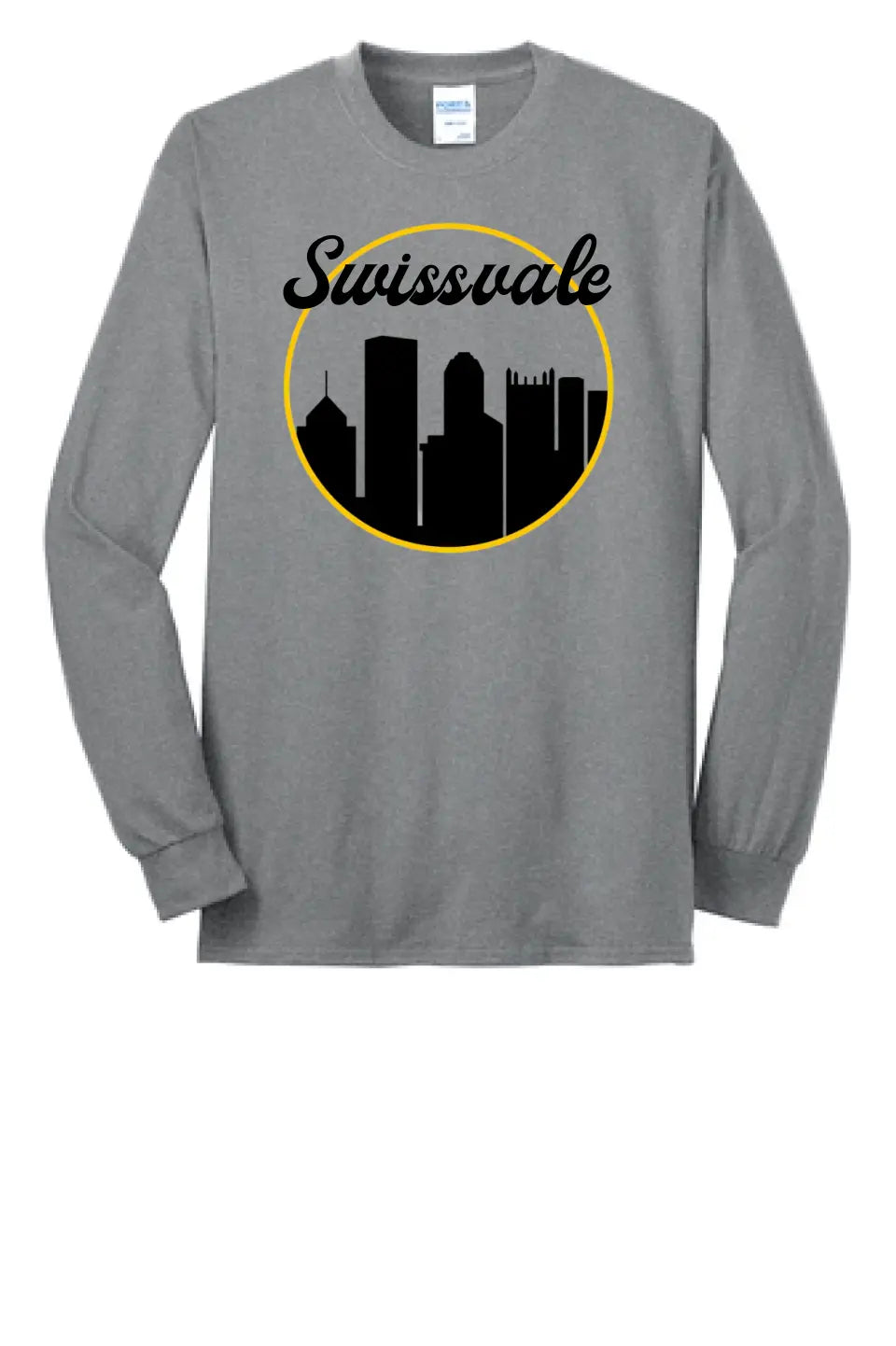 Skyline Custom Text - Long Sleeve Core Blend Tee