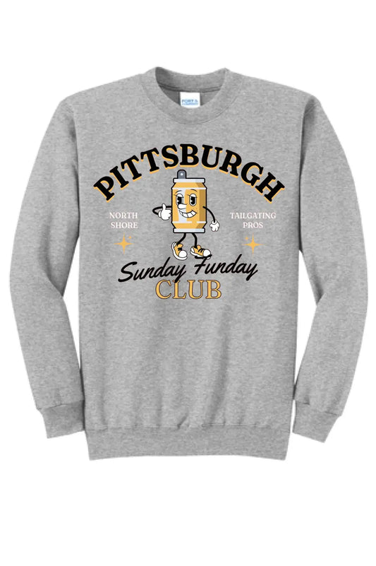 Sunday Funday Club- Long Sleeve Core Blend Crewneck Sweatshirt
