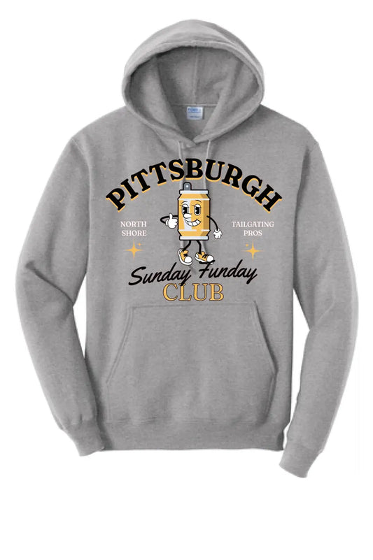 Sunday Funday Club- Long Sleeve Core Blend Hooded Sweatshirt