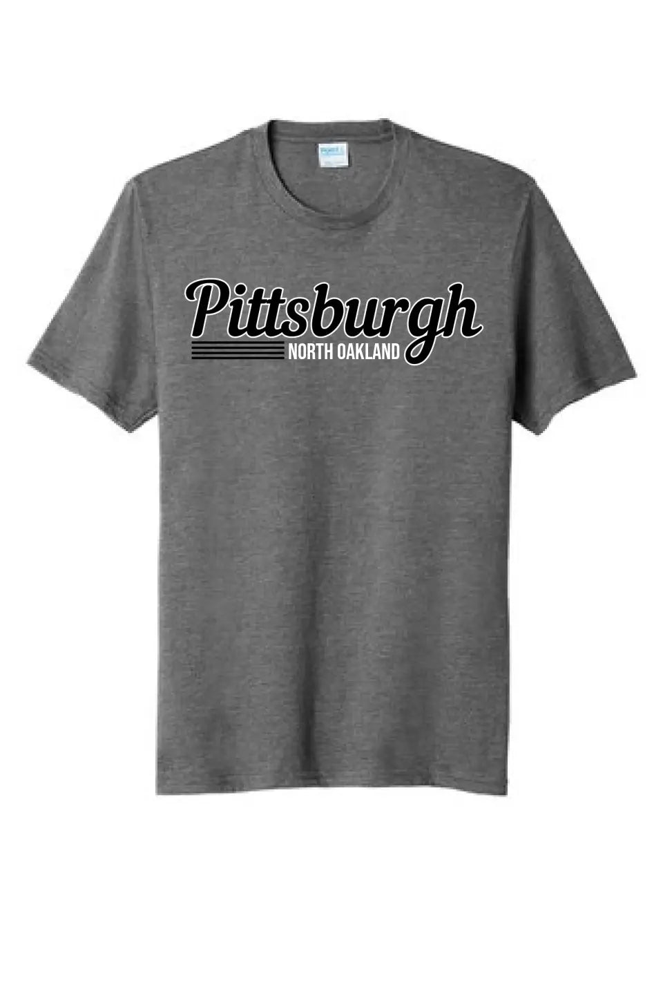 Script Pittsburgh Custom Text- Tri-Blend Tee