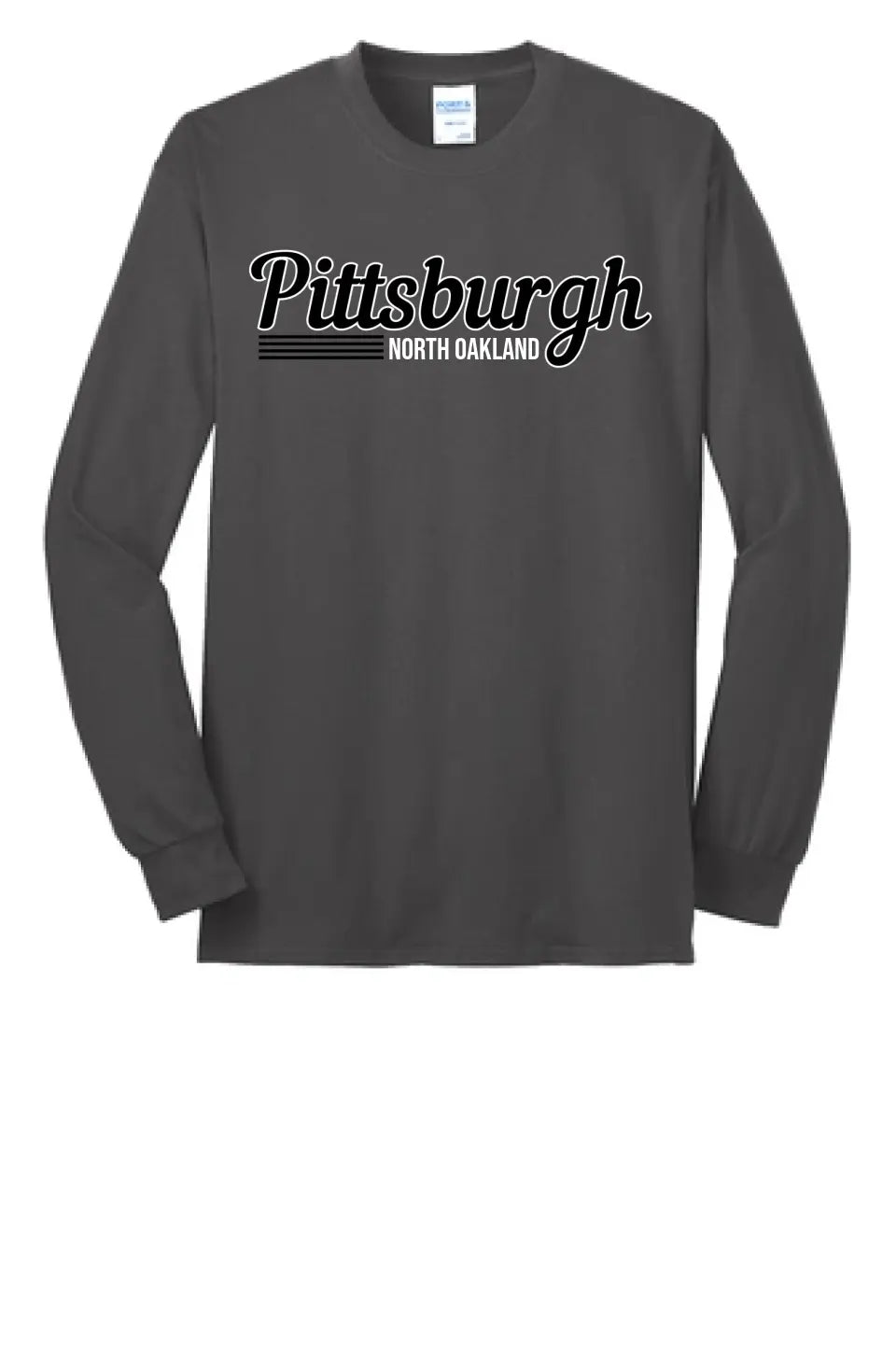 Script Pittsburgh Custom Text- Long Sleeve Core Blend Tee